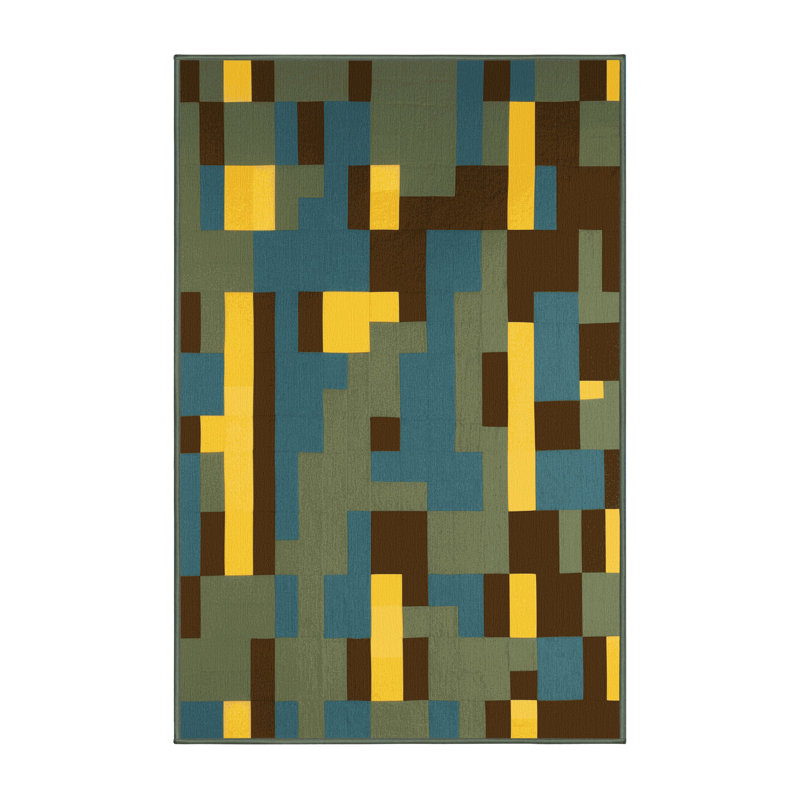 Tapis carrelé, Rectangulaire 8 pi x 10 pi