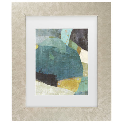 Bolog Suzanne Nicoll Boulder Field 2 Matted Framed Art