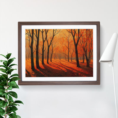 Electrifying Autumn Forest - Single Picture Frame Painting