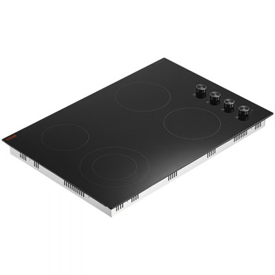 Built-in Electric Cooktop Radiant Ceramic Cooktop 4 Burners 30.3x20.5 inch