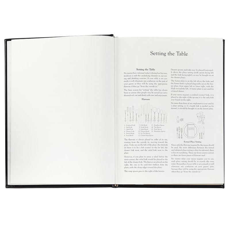 Graphic Image Entertaining Book, Leather, Red