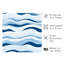 «Beach and Coastal Ocean Waves», impression nautique sans cadre-402054596