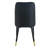 Bitung PU Leather Dining Chairs with Metal Legs