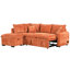 Orange avec rangement, 2 oreillers, prises de courant, ports - Option de siège confortable