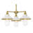 Downtown Edison 3 - Light Steel Dimmable Wagon Wheel Chandelier