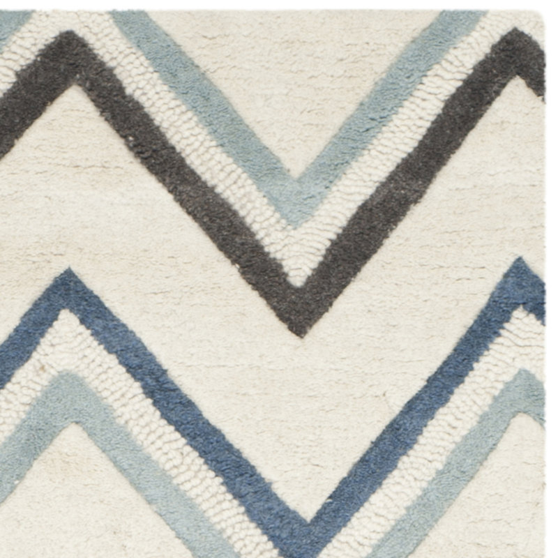 Tapis en laine touffeté à la main Laquaya, Rectangle 3 pi x 5 pi