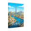 Paysages pittoresques et urbains de la ville, avec Burj Khalifa et les voies d'eau-1084338103