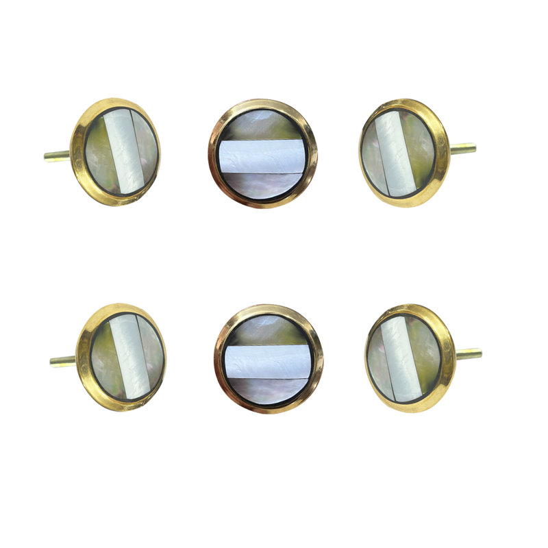 Boutons rayés de 1,5 po de diamètre
