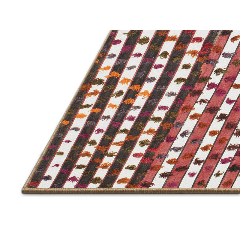 Tapis brun contemporain, Rectangle 6 pi x 9 pi