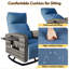 Fauteuil inclinable d'extérieur pivotant à 360 ° en rotin-250200045-250200047