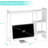 Desk Shelf For Top Of Desk Hutch Top Only Desktop Bookshelf Organizer-1402543314