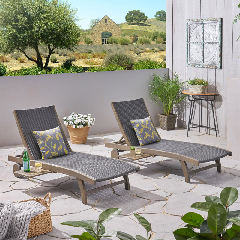BANZAI CHAISE Longe avec plateau