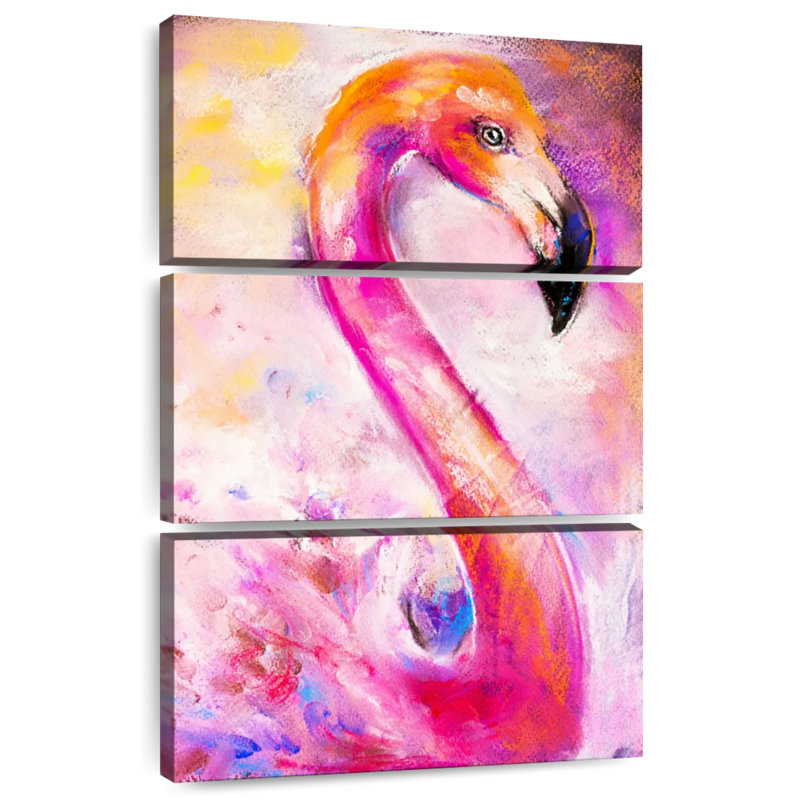 Flamant rose Brampt, H 32 po x l 20 po