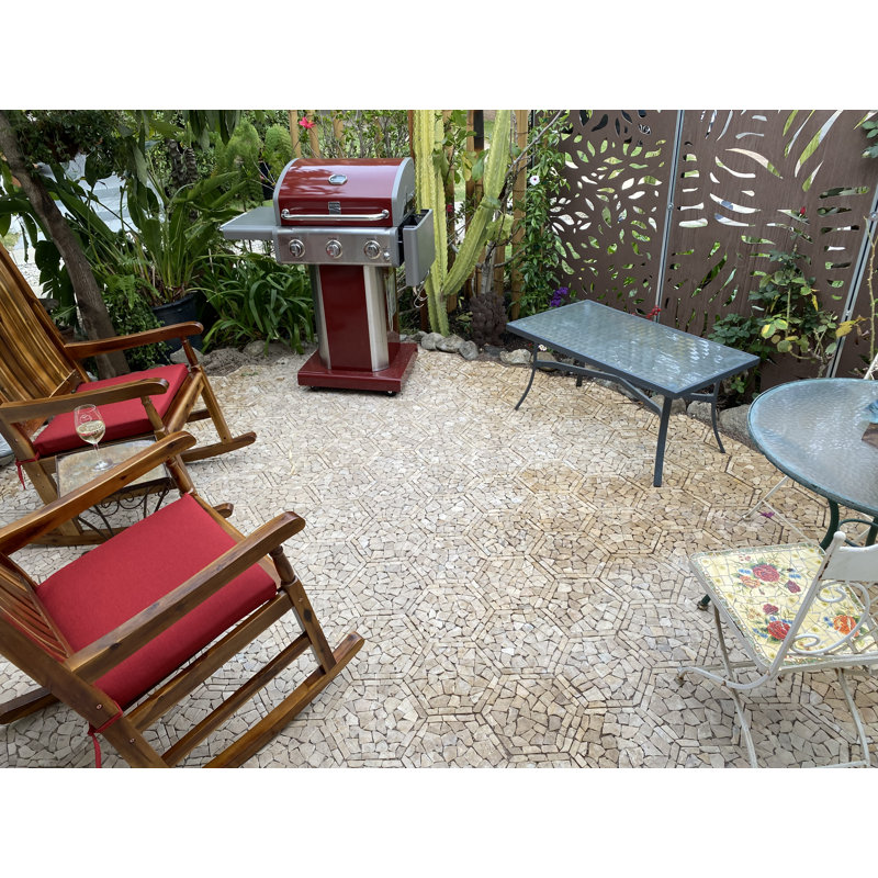 Random Sized Cement Pebble Mosaic Wall & Floor Tile