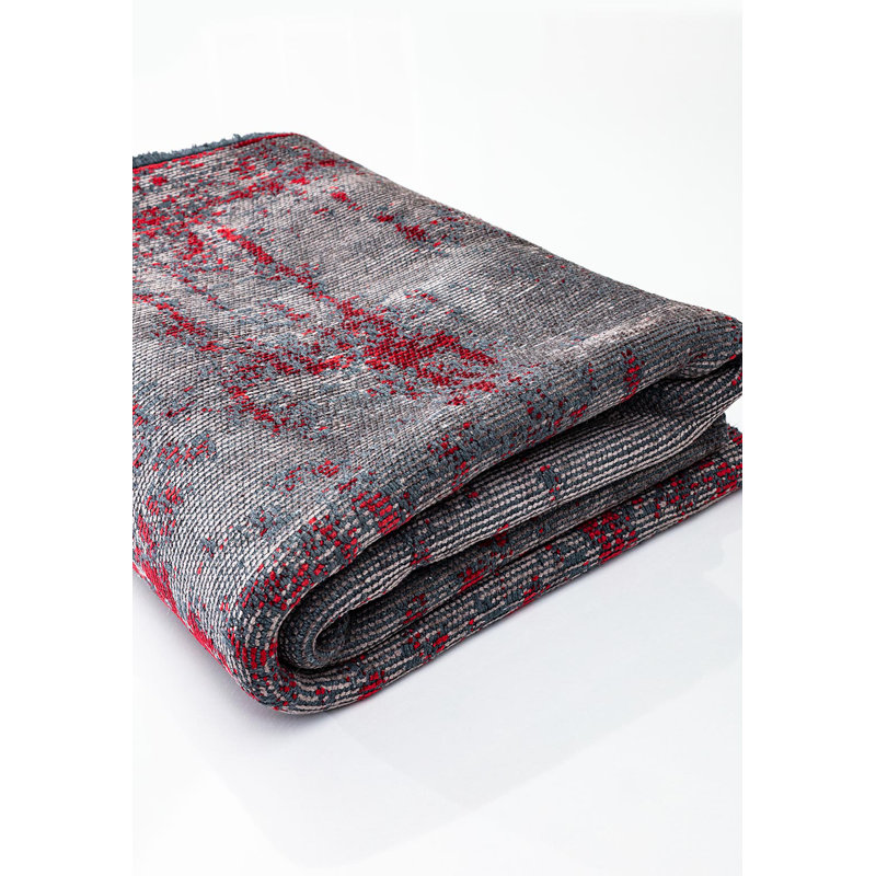 Rapture Damask Area Rug, Square 9'
