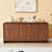 63'' Sideboard Buffet Cabinet With Rounded Edges