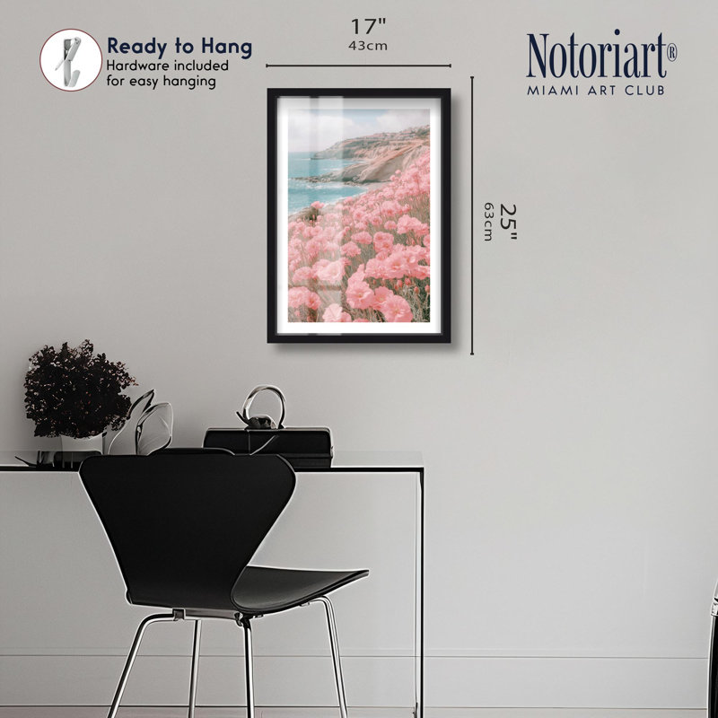 Rostre Coast Shadowbox par Notoriart, Noir, H 25 po x l 17 po