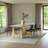Rectangular Burlywood Solid Wood Dining Table-865357480