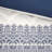 3 Piece Cotton Comforter Set With Chenille Tufting Navy King/Cal King-119418692-119418691