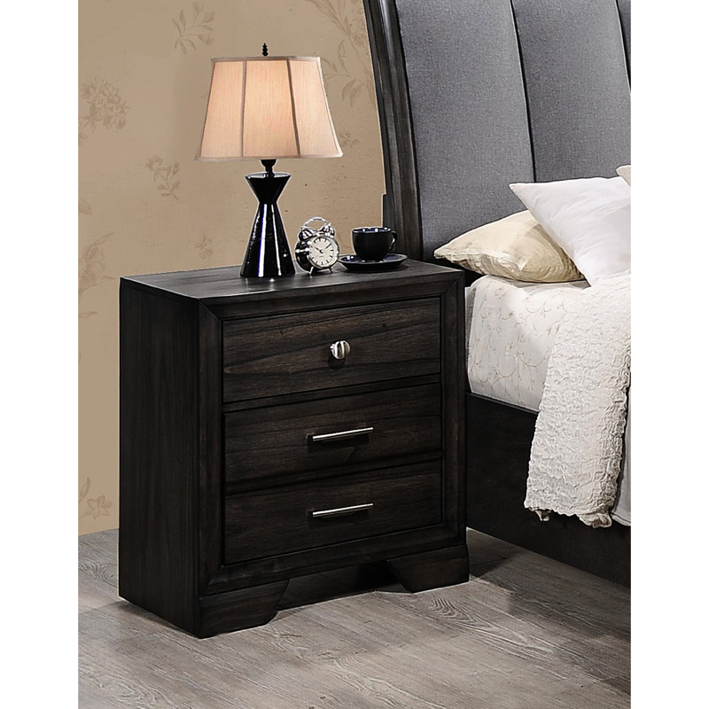 Table de chevet 2 tiroirs 1pc