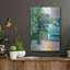 Art mural en métal luxueux «Window By The Sea» par Kathleen Robbins, 12 po x 16 po-1903404459