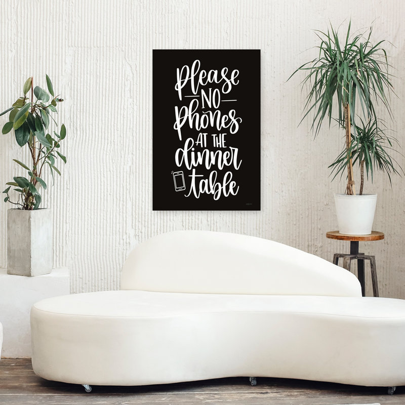 Please No Phones Abstract Contemporary Art, 36" H x 24" W