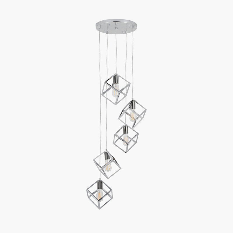 Dairine 5 - Light Steel Pendant