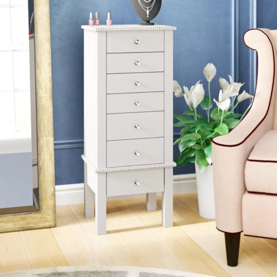 Armoire à bijoux autoportante Machele