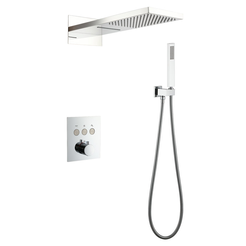 All-In-One Kit with Rough in-Valve, Chrome