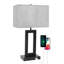 Lampe de table USB en métal Leanore-97628872-97628870