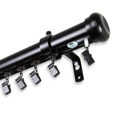 Dadur Steel Adjustable Single Curtain Rod