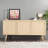 57.25" Wide Mango Solid Wood Sideboard-461485436
