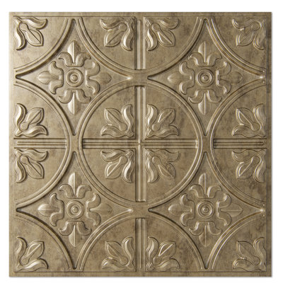 2 Ft. X 2 Ft. Glue-Up or Drop-in PVC Ceiling Tile,Waterproof PVC Panels for Interior Decor