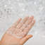 Chemin de table en gaze blanc argenté 120 pouces 10 pièces