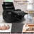 Geier PU Upholstered Heated Massage Chair,Lift Assistance-1959664055