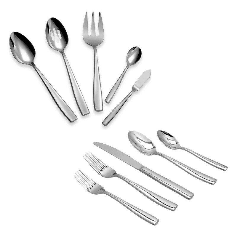Latitude Run® Mico Stainless Steel Flatware Set - Service for 8