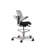 HAG Capisco Puls Adjustable Sit to Stand Desk Chair with Full Cushion and Footring-128870321-128870322-128870323
