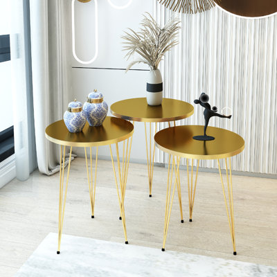 Tables gigognes 3 pieds