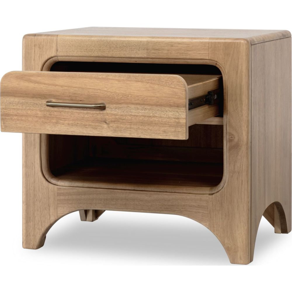 Narsi Acacia Nightstand
