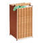 Grand panier à linge en osier