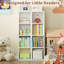 Étagère de rangement à 2 niveaux pour bibliothèque, bibliothèque ouverte de 23,7 po, unité de rangement pour bibliothèque au sol, rétro-920324256-949222640