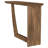 Oval Solid Mango Wood Entryway Console Table