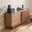 Buffet en bois moderne à porte coulissante simple