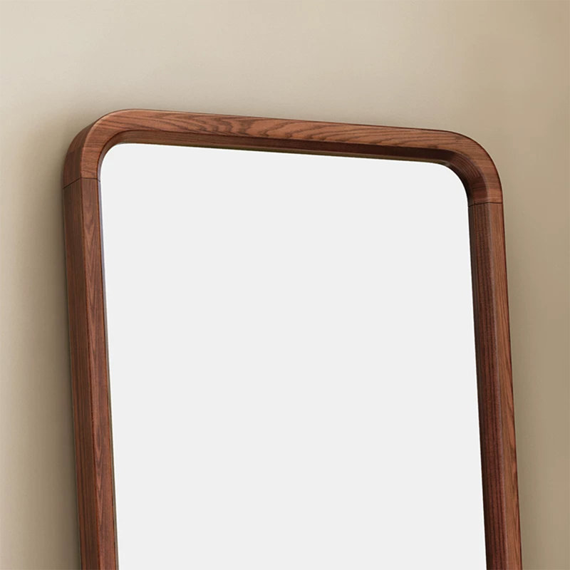 Miroirs pleine longueur rectangulaires en bois massif
