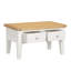 Cooksey Fully Assembled 2 Drawer Coffee Table Oak Finish-1882038118