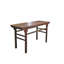 62" Long Antique Brown Console Table