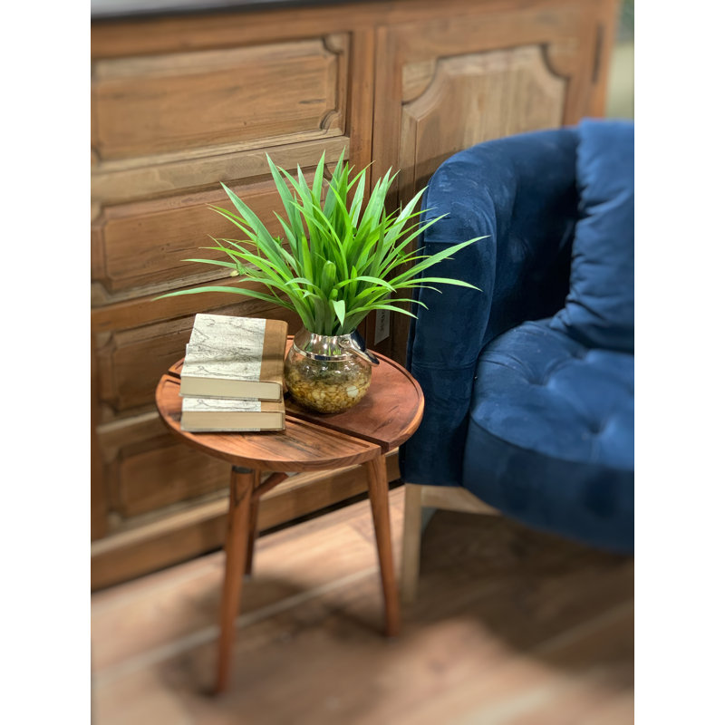 Robblee Faux Foliage Grass in Glass Vase