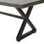 Banc d'extérieur en aluminium robuste avec structure en acier, parfait pour les sièges de patio durables et attrayants-596134158