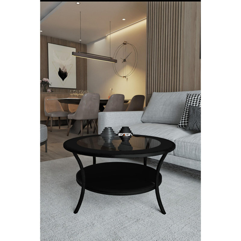 Coffee Table, Black/Fume