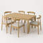 Ensemble de table de salle à manger avec chaises-70879326-70879325